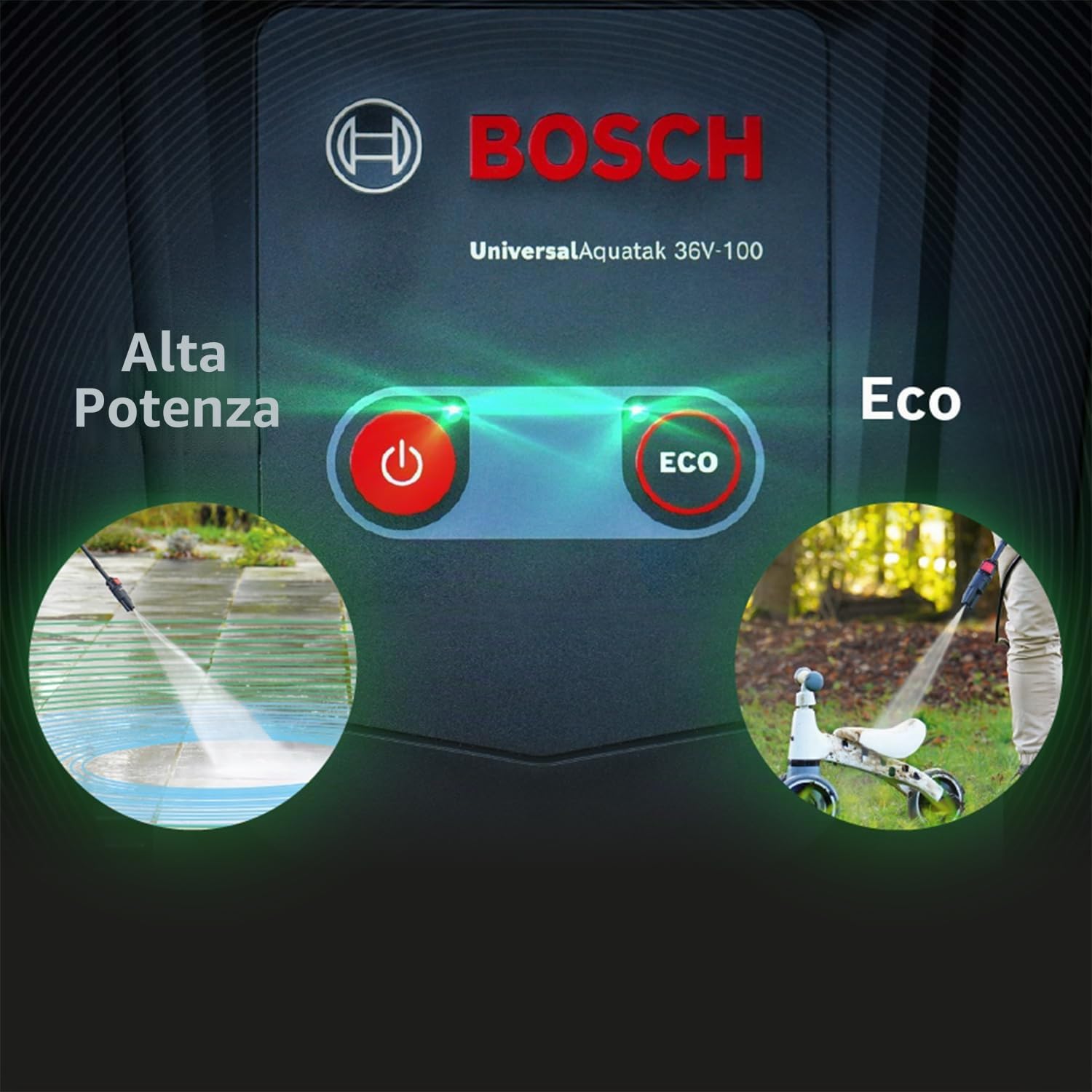 Bosch UniversalAquatak 36V-100 Idropulitrice a Batteria Senza Batteria