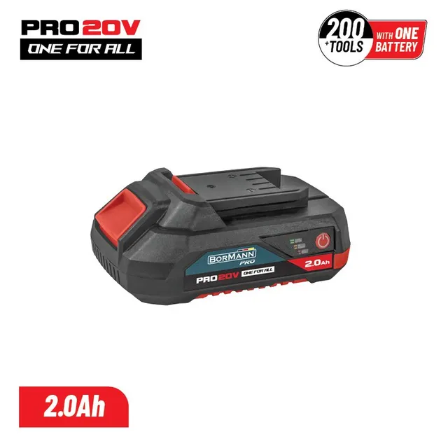 Bormann Pro batteria 20V 2.0Ah Li-Ion