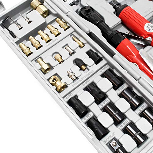 Wiltec kit utensili pneumatici compressore 71 pezzi