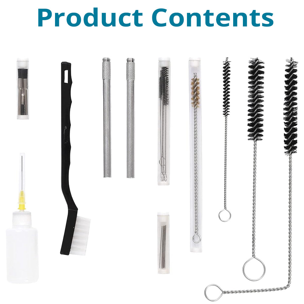 Tilswall Kit Pulizia Pistola a Spruzzo HVLP con Spazzole e Aghi