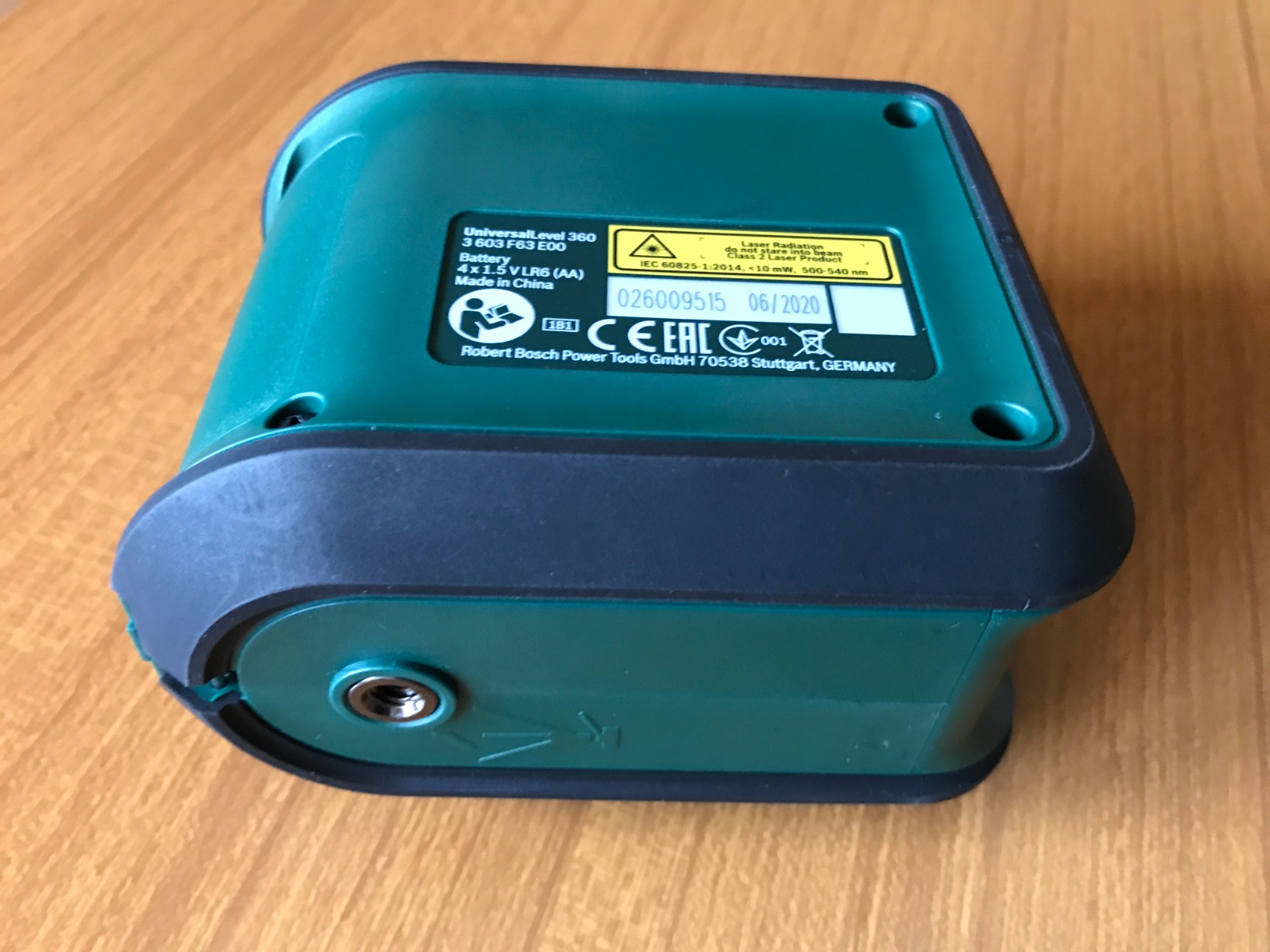 Bosch UniversalLevel 360 Livella Laser Verde Morsetto Treppiede