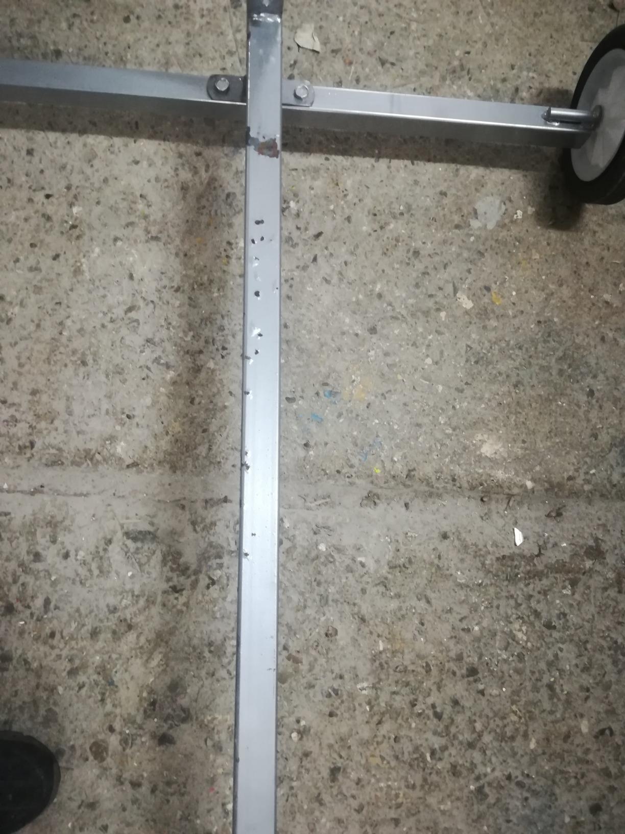 Wiltec Cavalletto Verniciatura Girevole 160 kg con Rotelle e Ganci