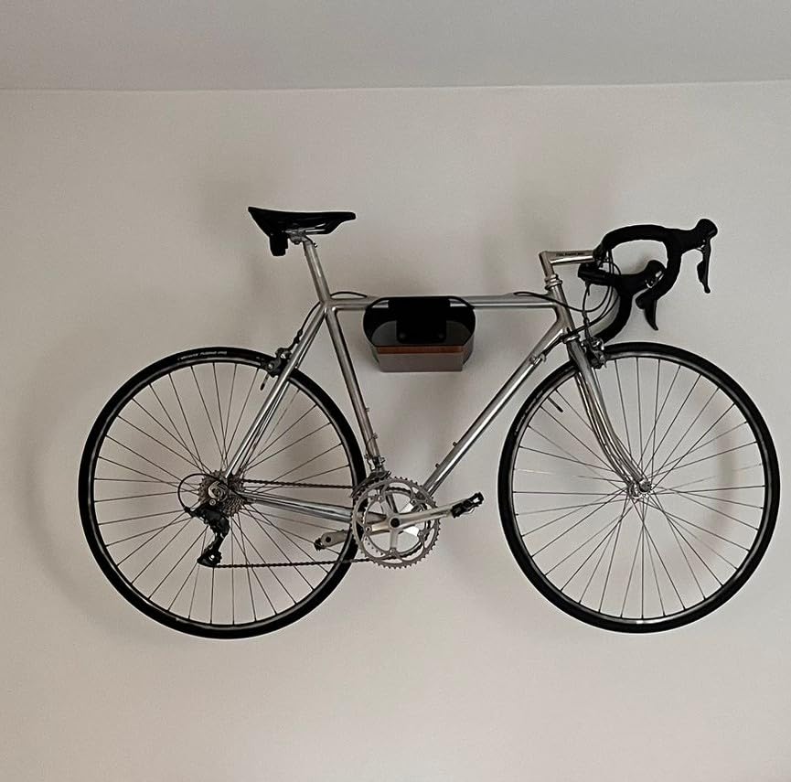 Wiltec Supporto Parete Bicicletta Nero 25kg Universale