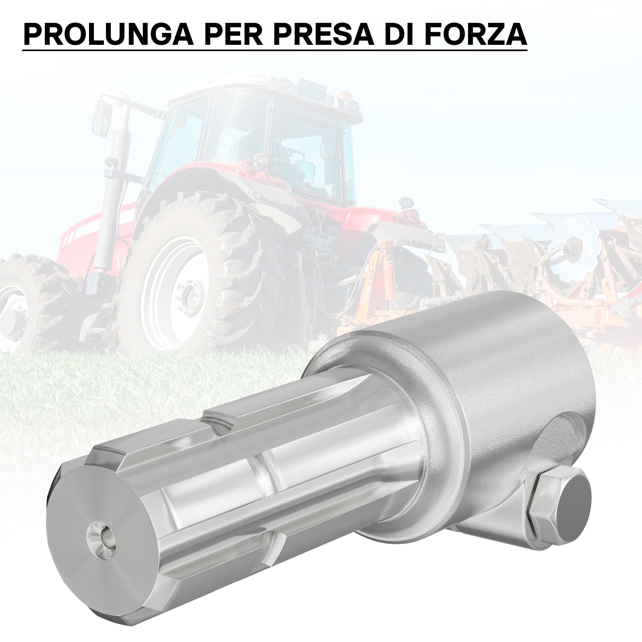 Wiltec Boccola Albero Cardanico 175 mm 6 Denti 1 3/8-1 3/4