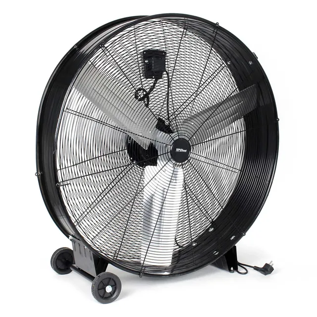 Wiltec Ventilatore industriale 90 cm 360 W 3 velocità
