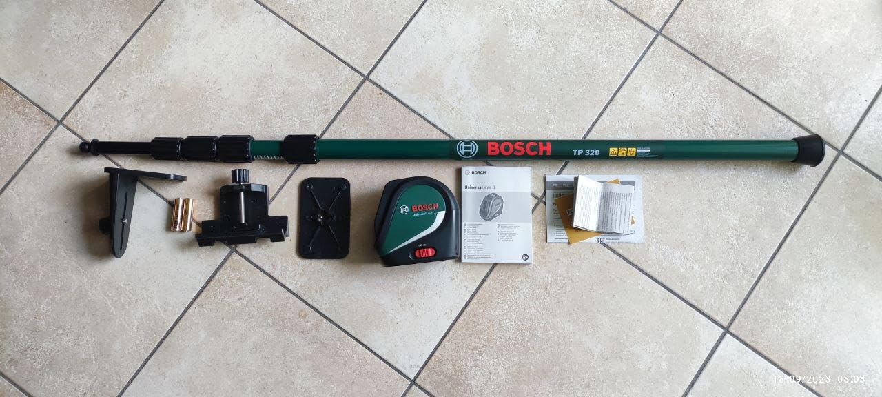 Bosch UniversalLevel 3 Livella Laser 3 Linee Basic