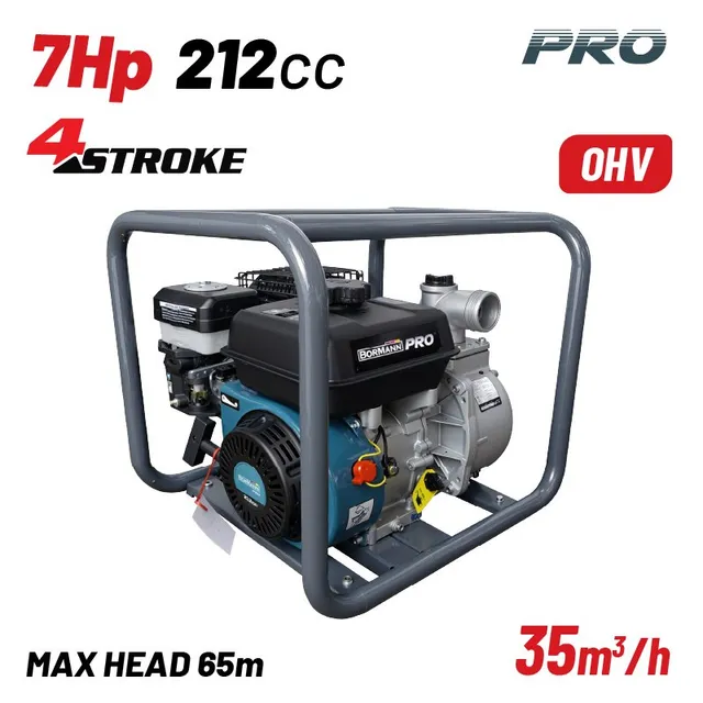 Bormann Pro BGB1065 motopompa a benzina 2" 7HP 35m³/h