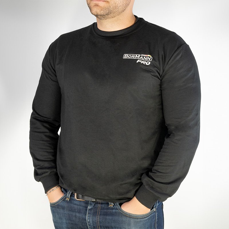 Bormann Camicia Lavoro Manica Lunga Nera M 300 g/m²
