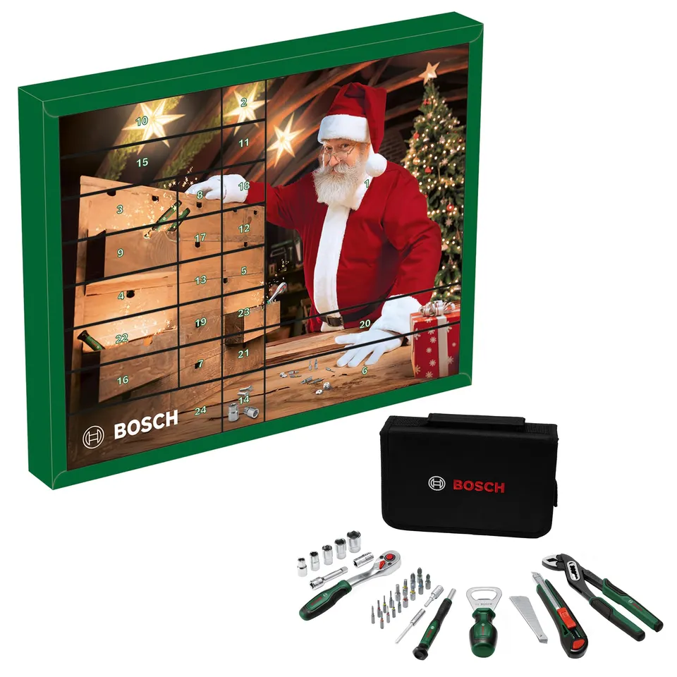 Bosch calendario avvento 2026 set attrezzi 44 pezzi
