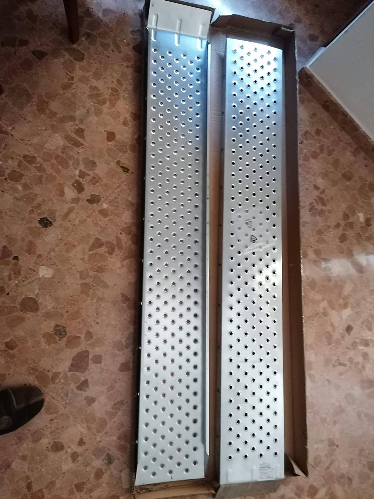 Wiltec Rampe Carico Moto 160 cm 400 kg 2 pezzi