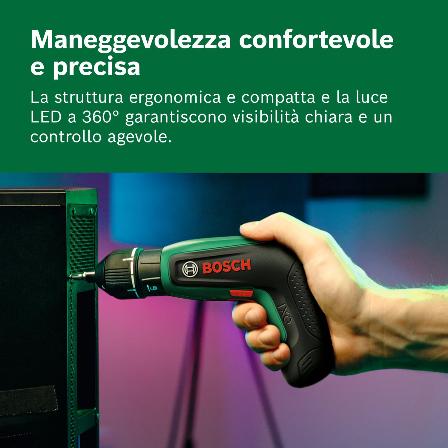Bosch IXO 8 Cacciavite a Batteria 4V con 10 Bit