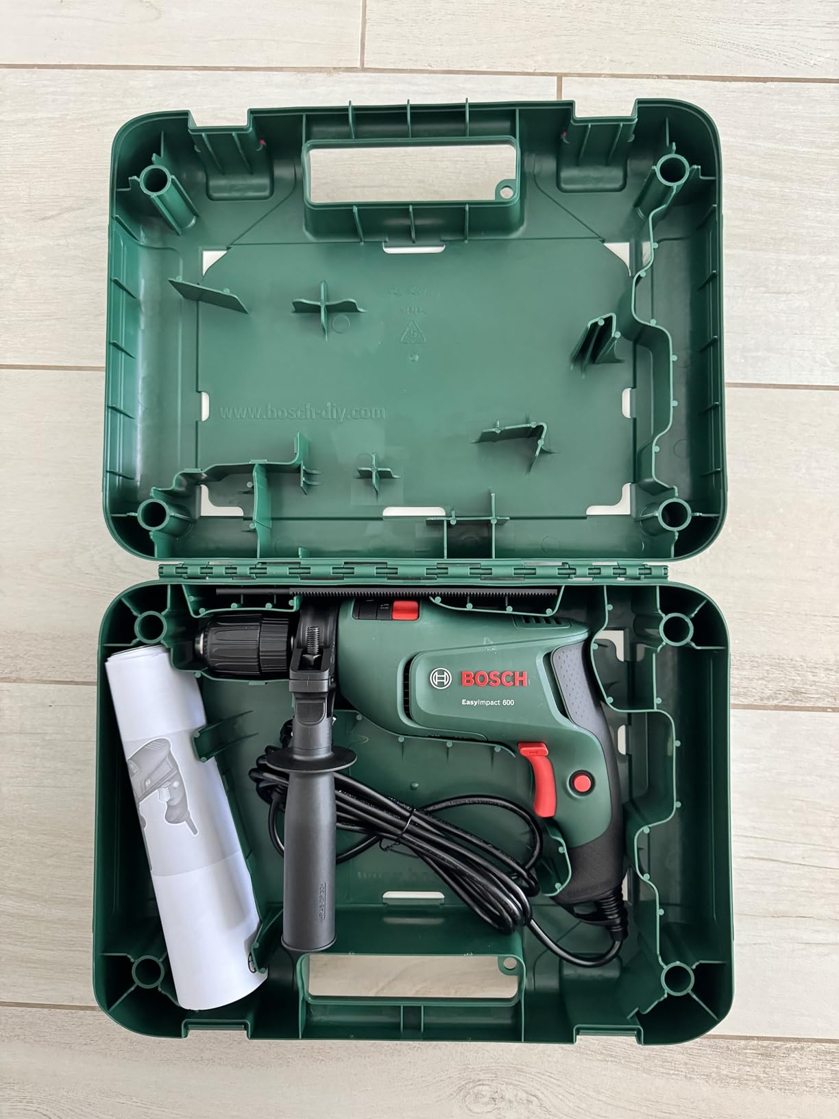 Bosch EasyImpact 600 trapano percussione 600W valigetta