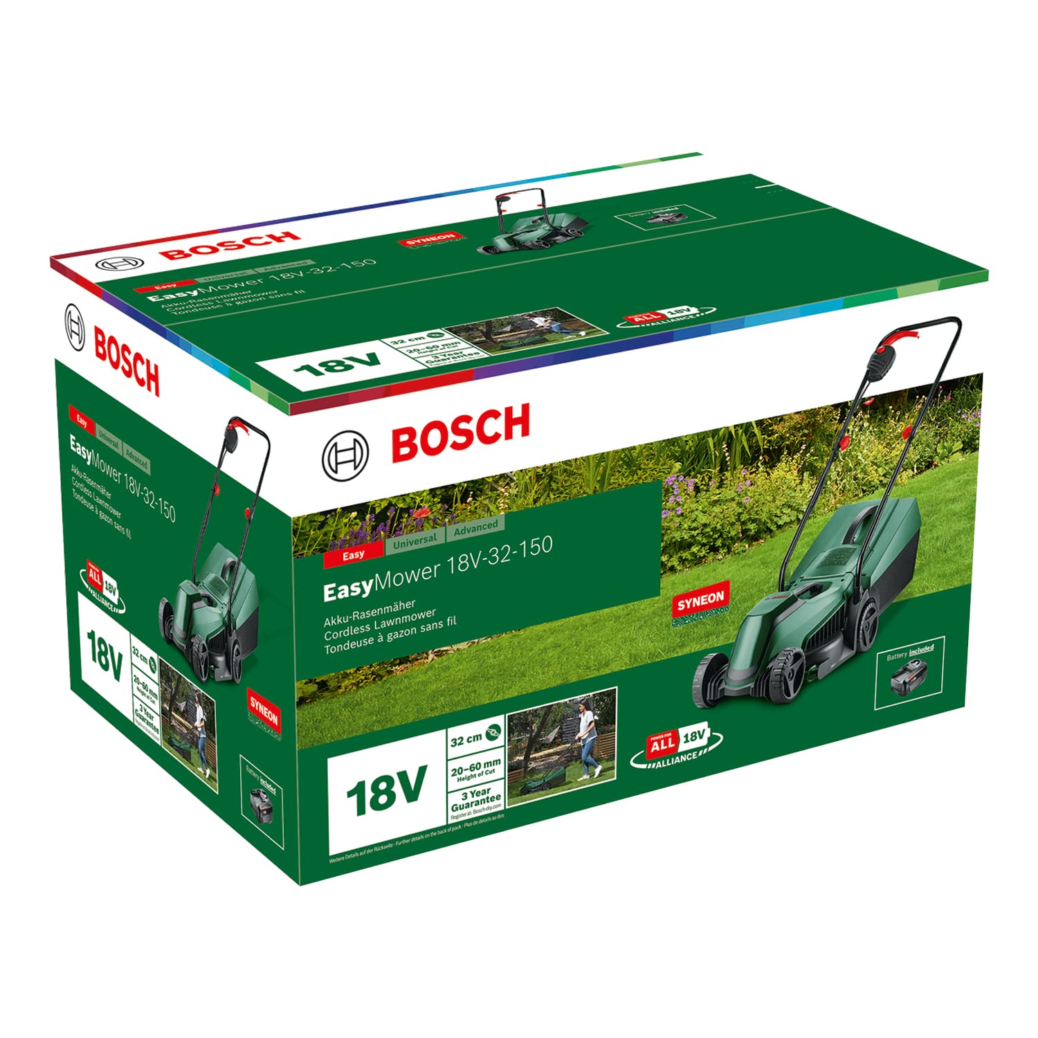 Bosch EasyMower 18V-32-150 Tagliaerba a Batteria 32cm