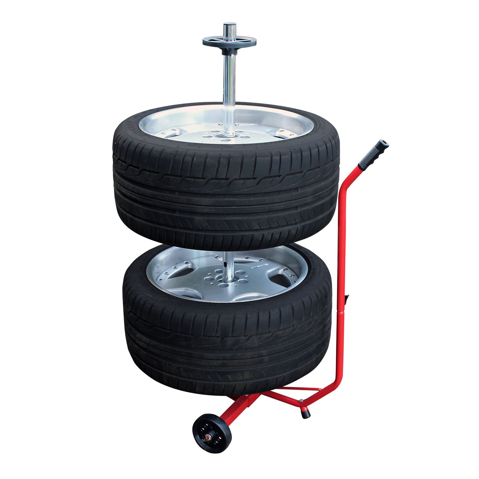 Wiltec Carrello Porta Gomme 100 kg 4 Ruote 225 mm mobile