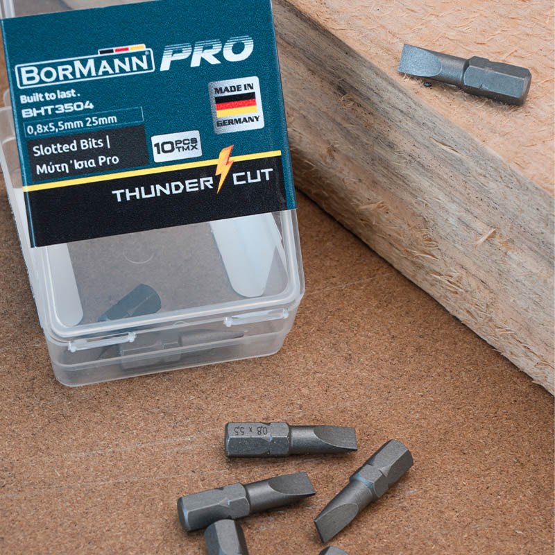 Bormann Inserti Taglio 0,8x5,5 25mm 10 Pezzi