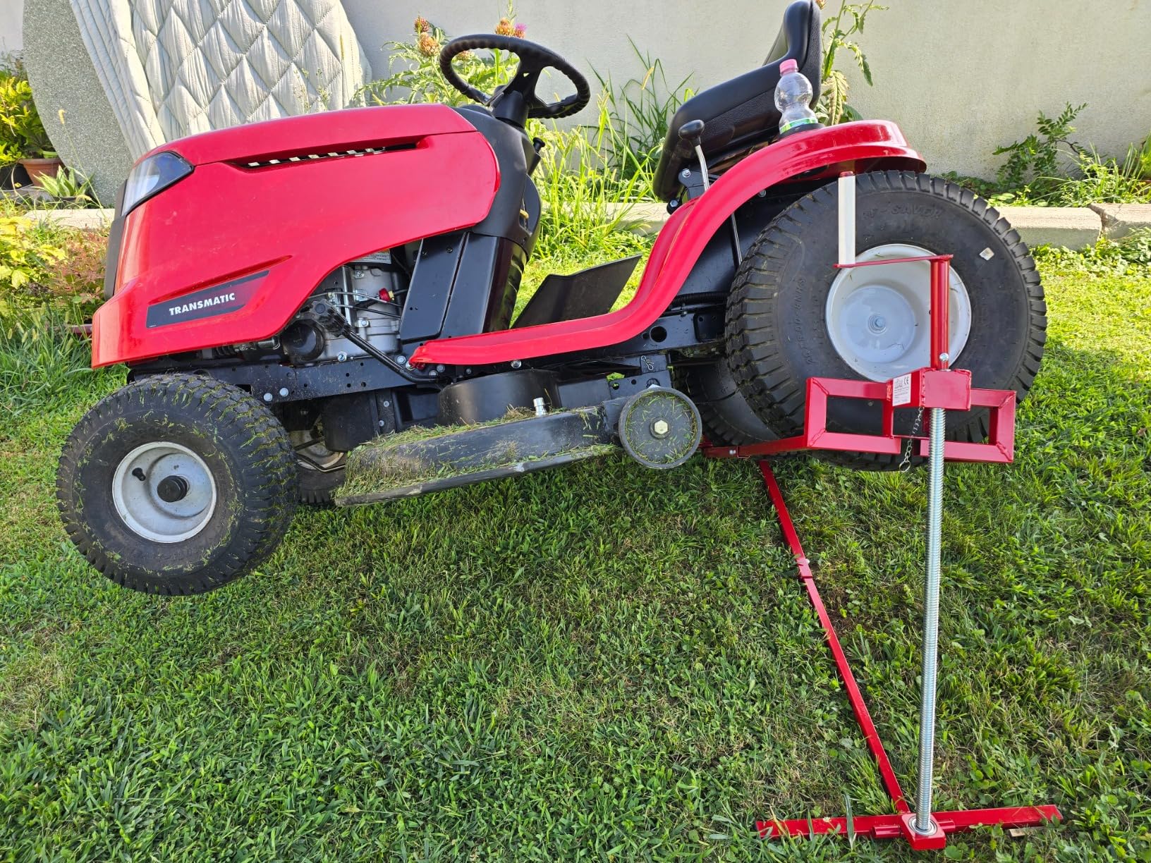 Wiltec Sollevatore trattorino rasaerba 250 kg 35°
