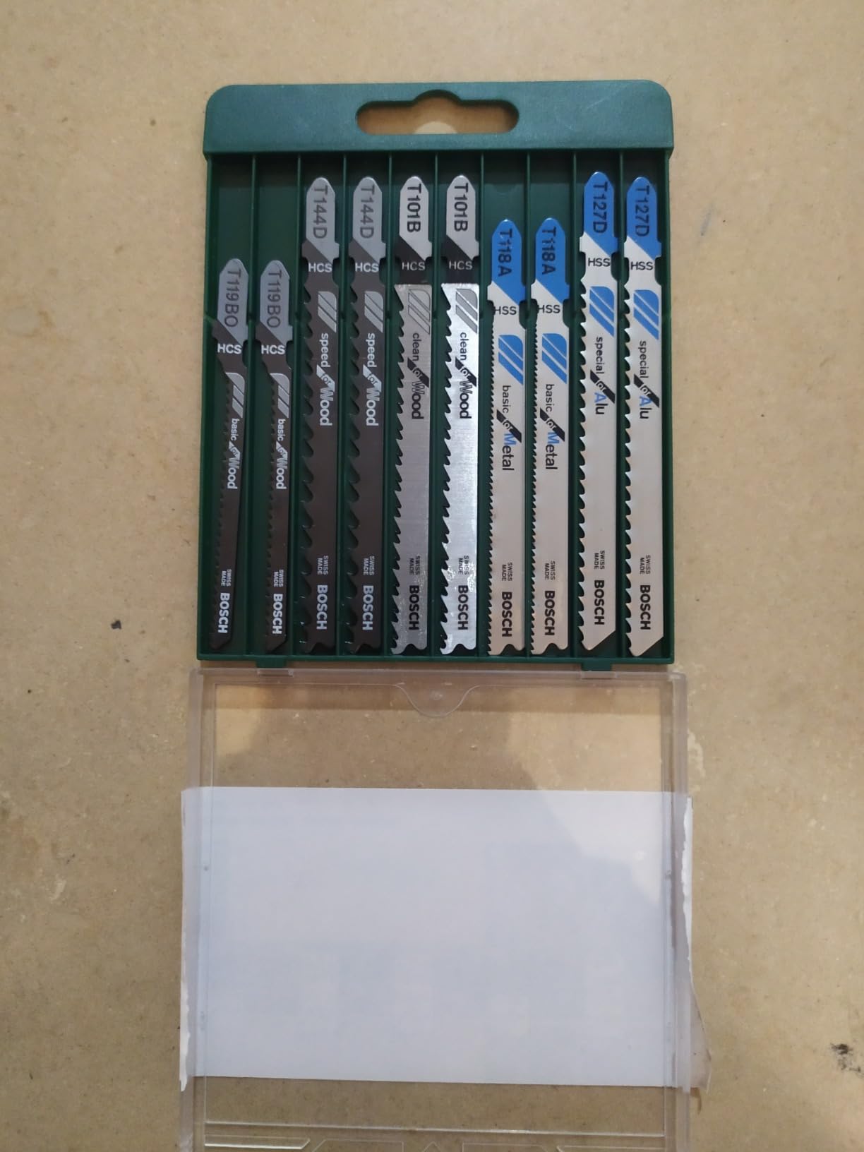 Bosch Set 10 Lame Seghetto Wood Metal Codolo T