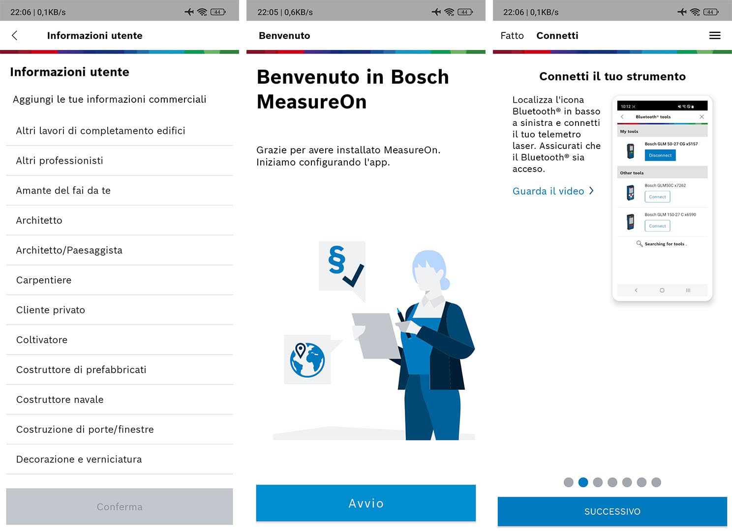 Bosch UniversalDistance 40C Misuratore Laser 40 m App