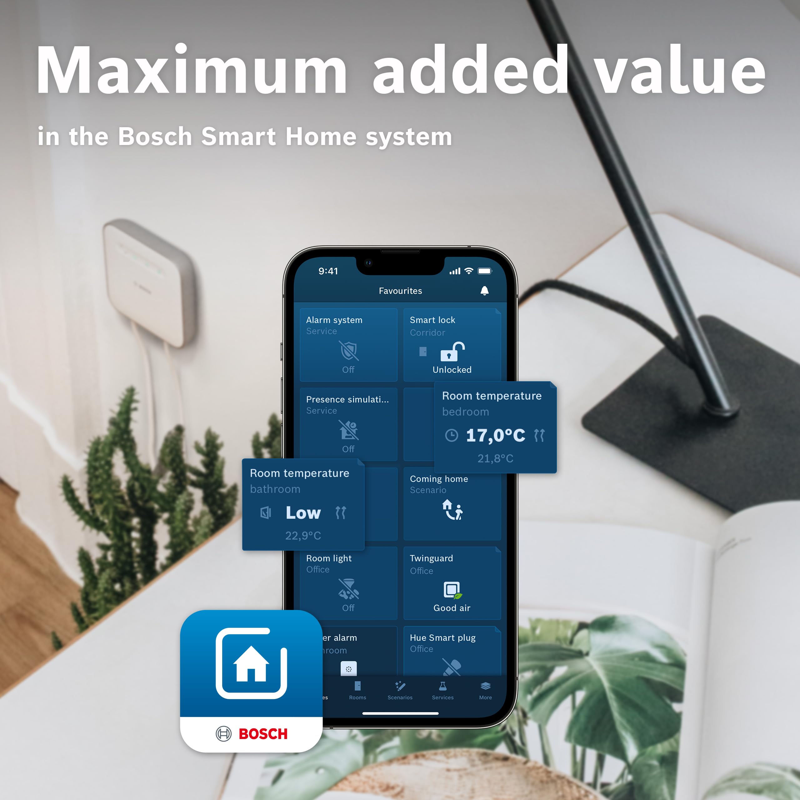 Bosch Termostato Radiatore II [+M] intelligente set 3 pezzi