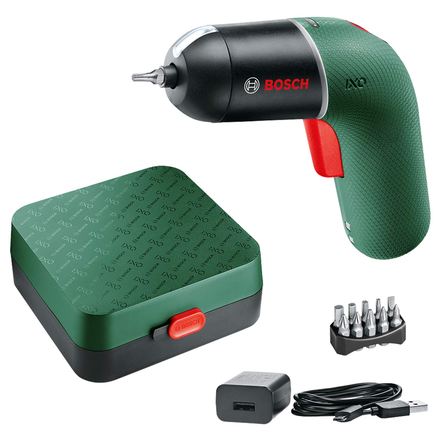 Bosch IXO 6 avvitatore elettrico set stazione ricarica