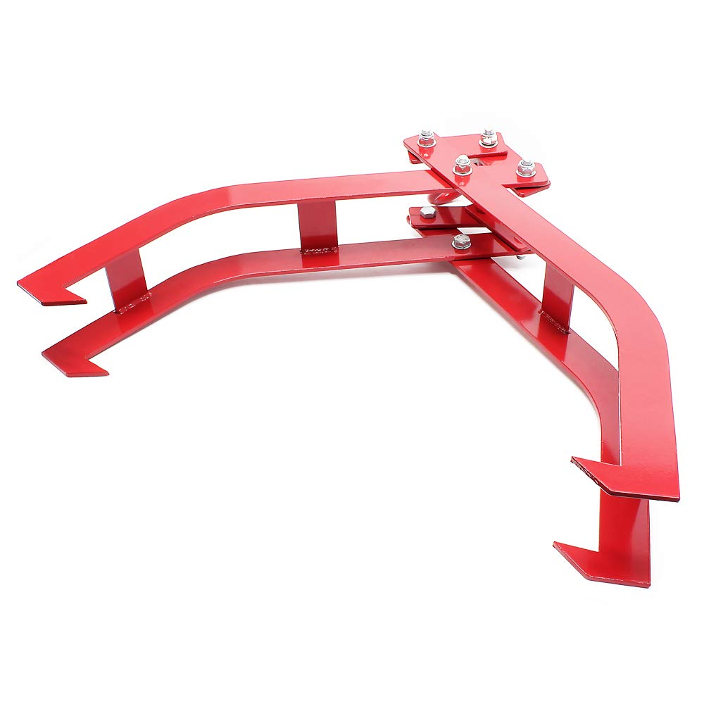 Wiltec Pinza Forestale Tronchi 850 mm 1500 kg Rossa