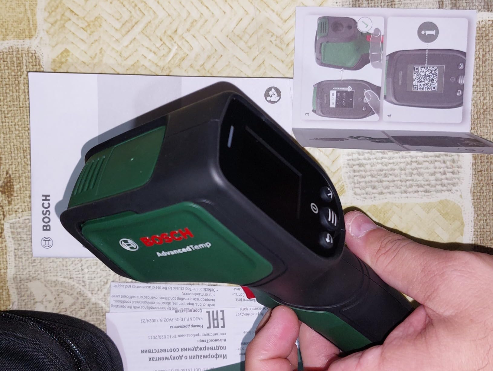 Bosch AdvancedTemp Termometro Infrarossi -30°C +500°C