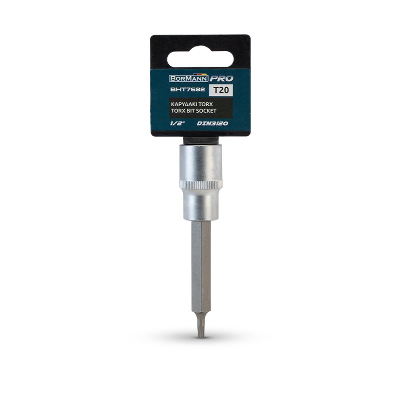 Bormann Bussola Torx 1/2" T20 DIN 3120 Cromo Vanadio