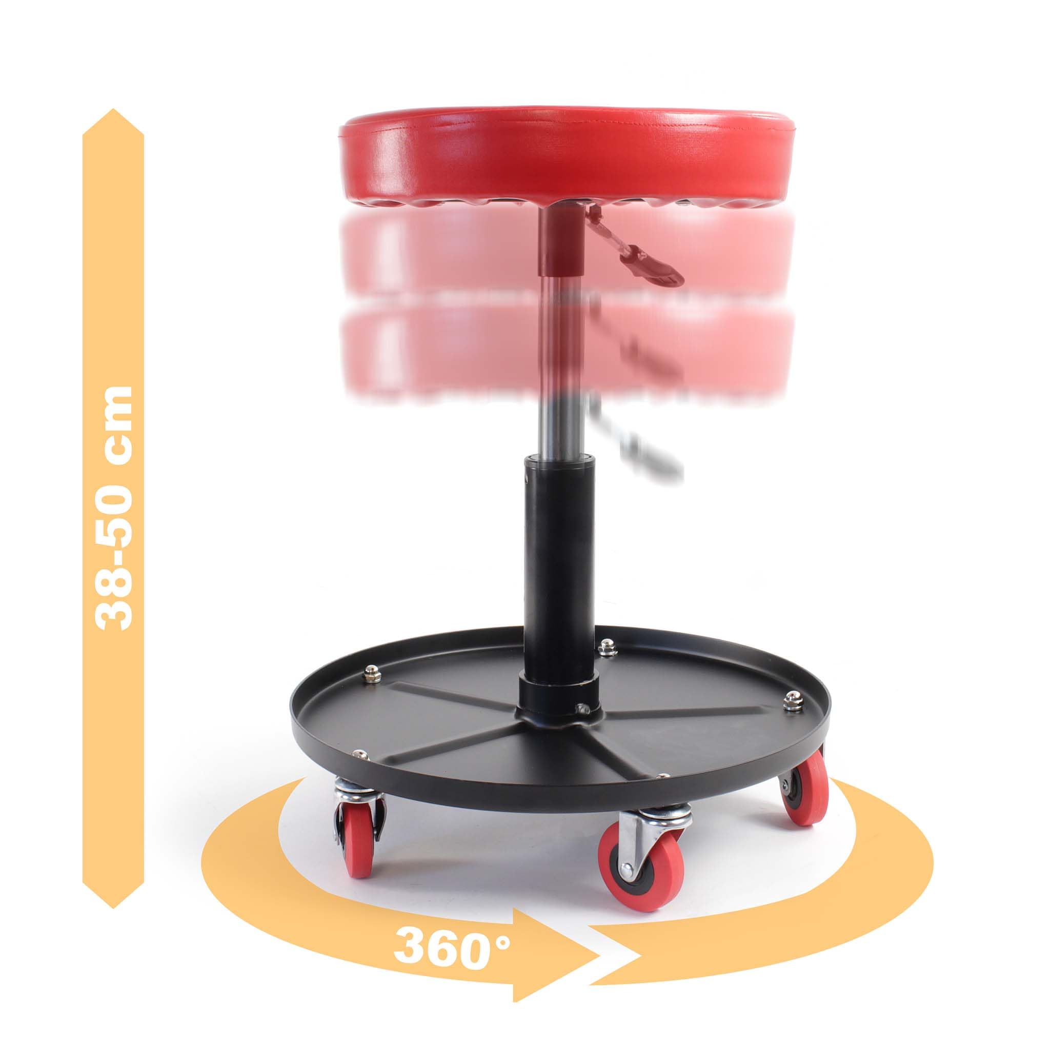 XPOtool sgabello officina girevole 38-50cm 130kg