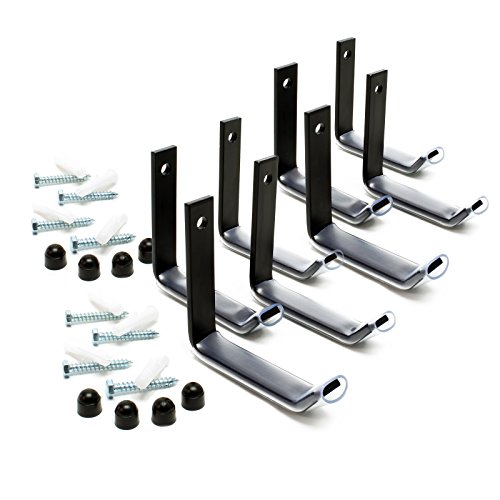 Wiltec Supporto Pneumatici Parete 8 ganci portagomme 25 kg