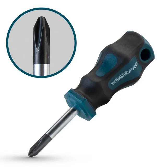 Bormann cacciavite stubby Phillips PH2x38mm S2 corto