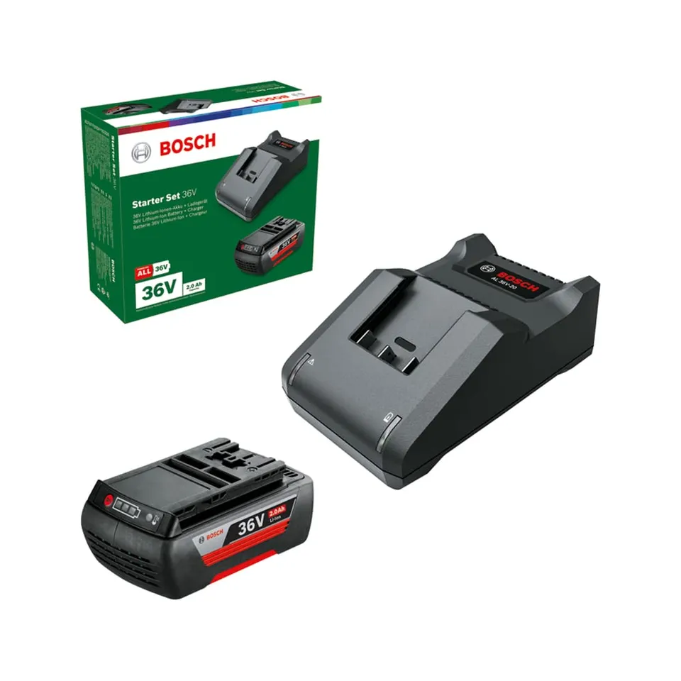 Bosch Starter Set 36V batteria 2.0Ah giardino 2 pezzi