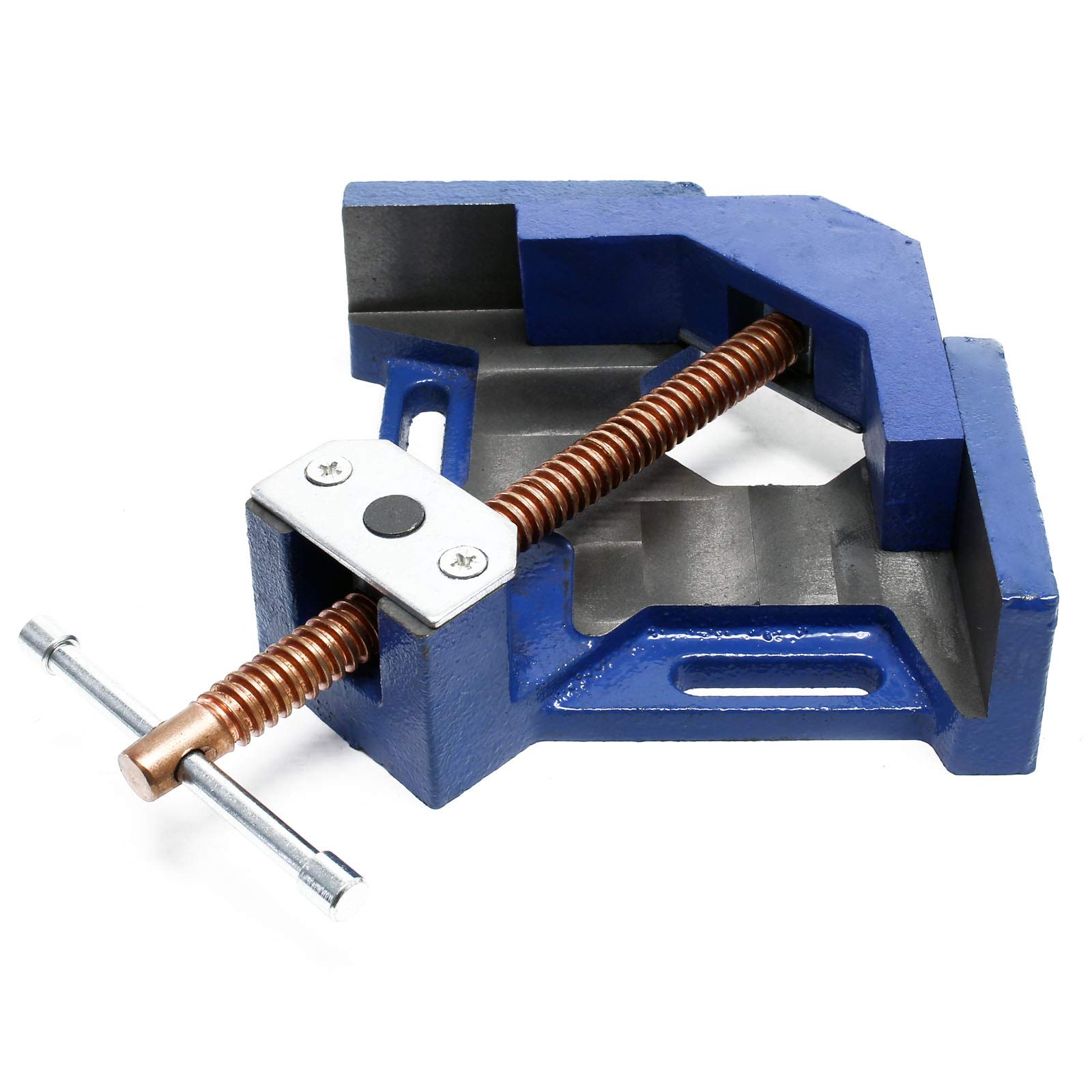Wiltec morsa angolare 90° ghisa 75 mm saldatura