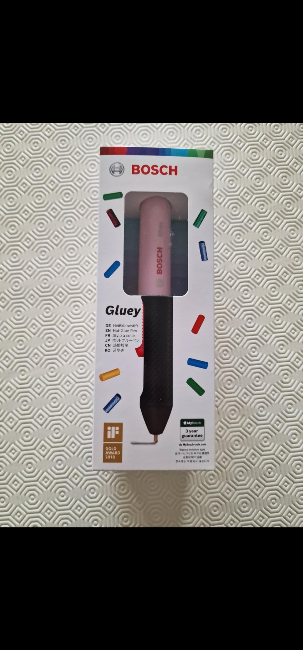 Bosch Gluey Evergreen Penna Colla Verde +20 Stick