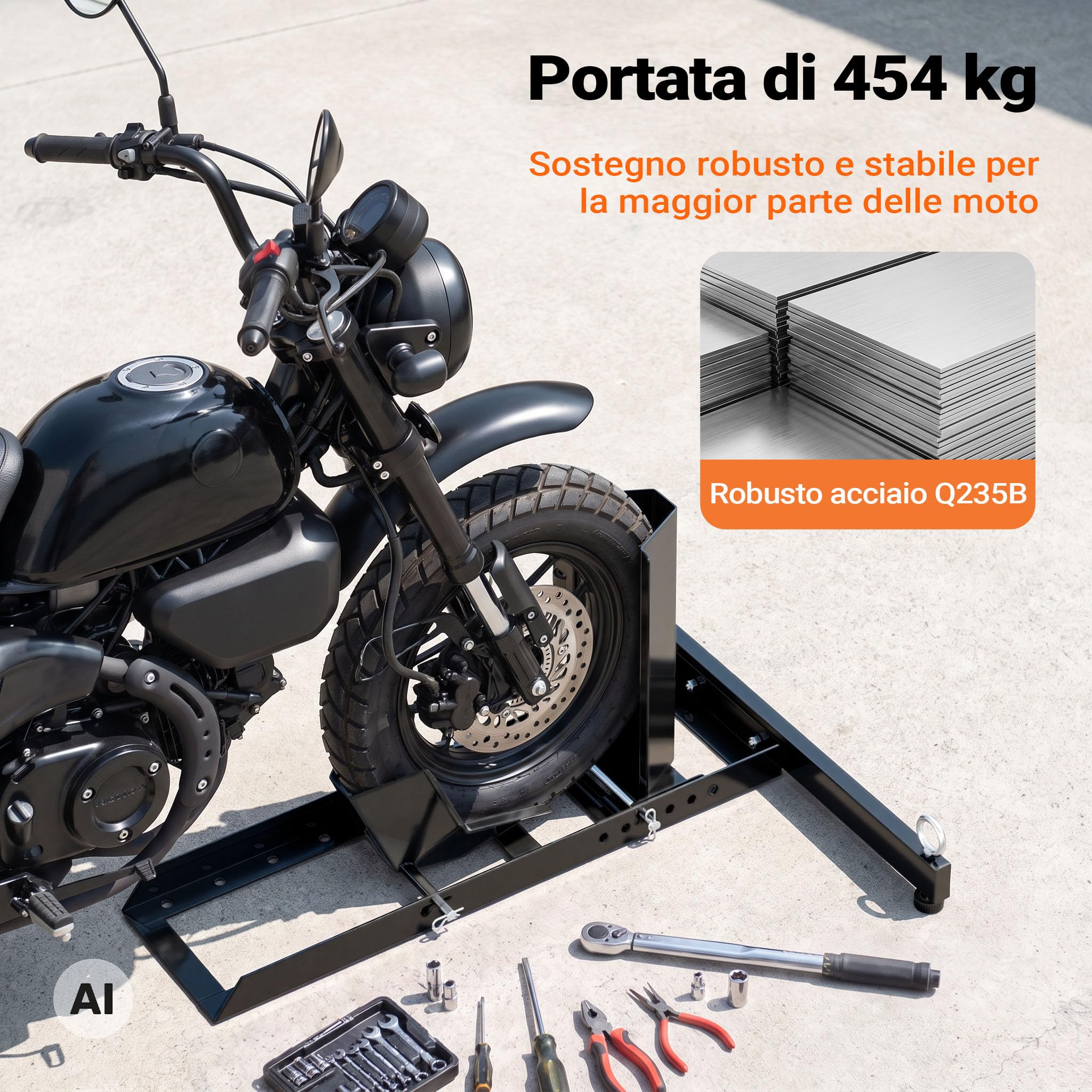 XPOtool cavalletto alzamoto anteriore 15-22 pollici 80-127 mm