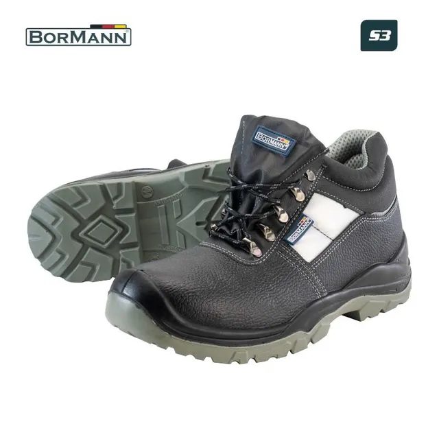 Bormann Alaska S3 stivali sicurezza pelle n.40 neri