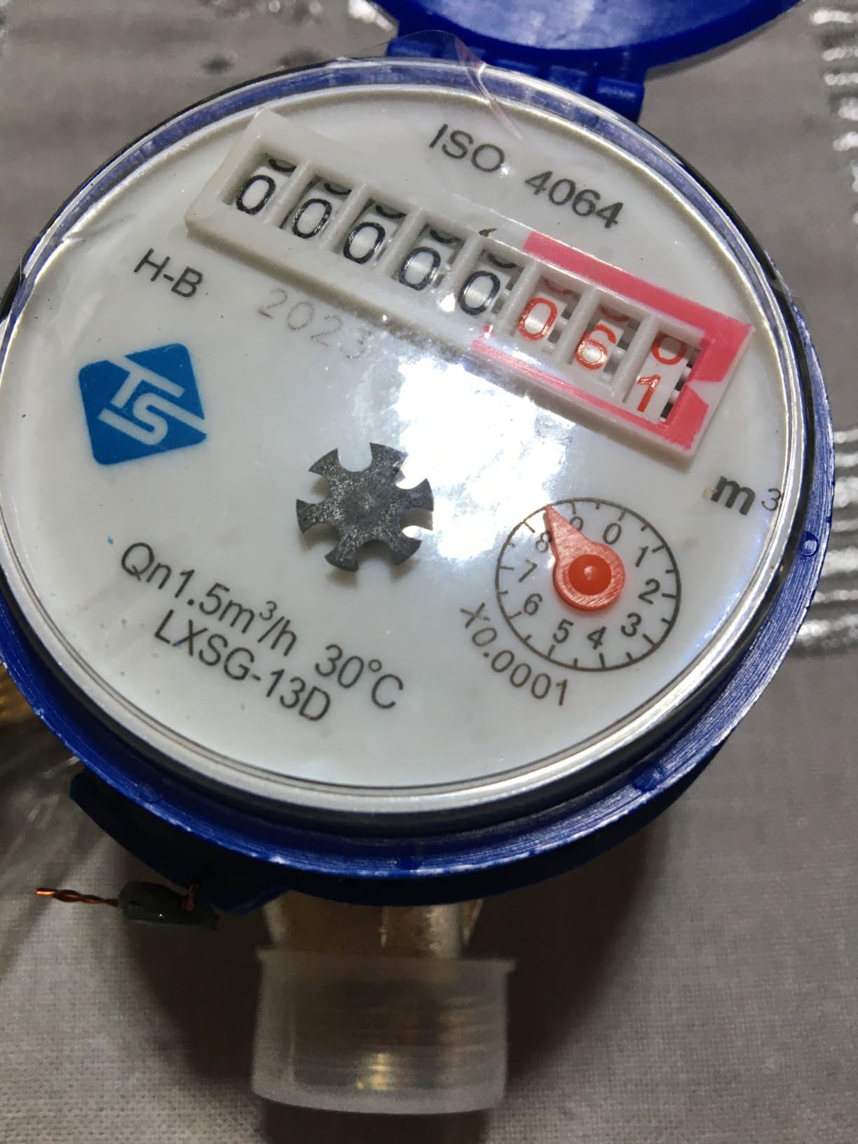 Weytoll Contatore Acqua Fredda 15 mm 1/2" Meccanico 1,5 m³/h