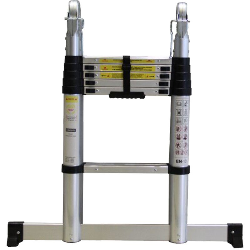 Bormann Scala Telescopica 14 Gradini 2,2+2,2m Alluminio