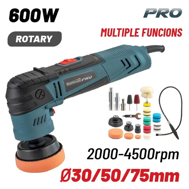 Bormann lucidatrice rotativa 600W 30-75mm 4500rpm