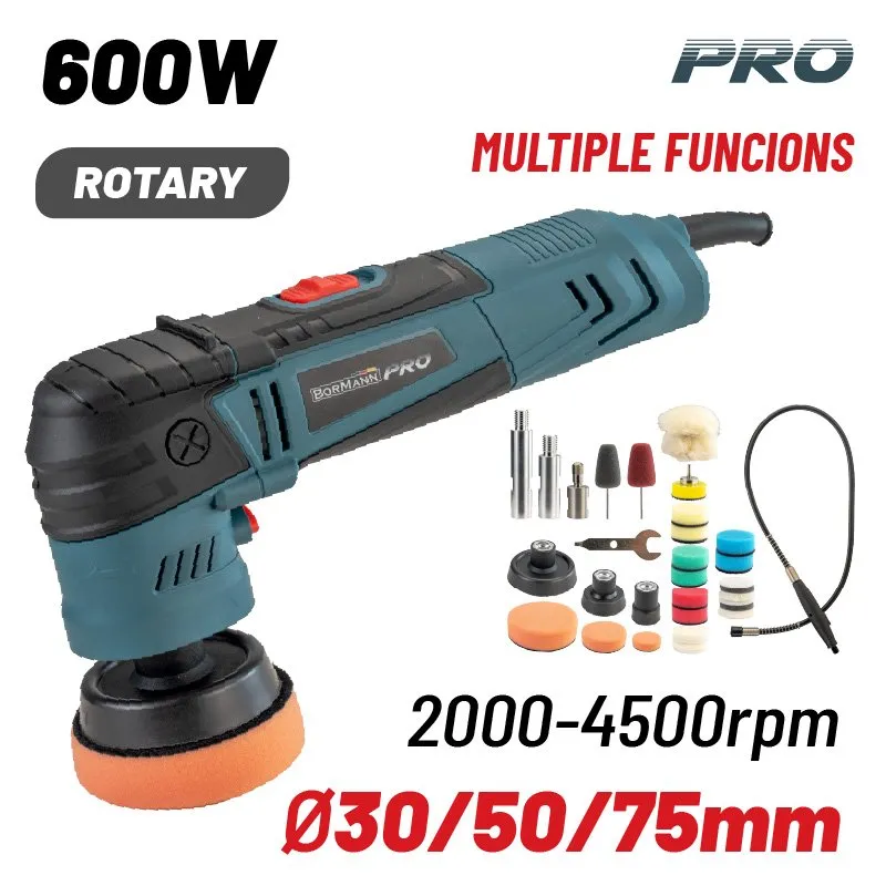 Bormann lucidatrice rotativa 600W 30-75mm 4500rpm