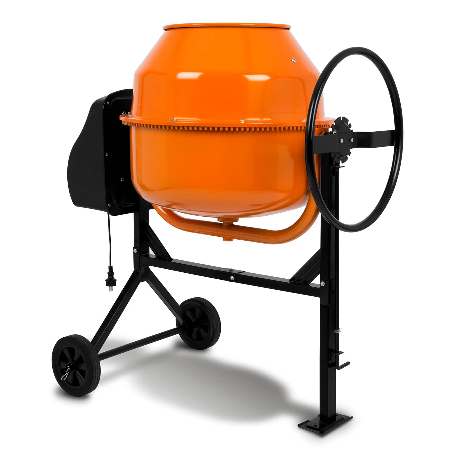 EBERTH Betoniera Elettrica 160 Litri 650W Tamburo Ghisa