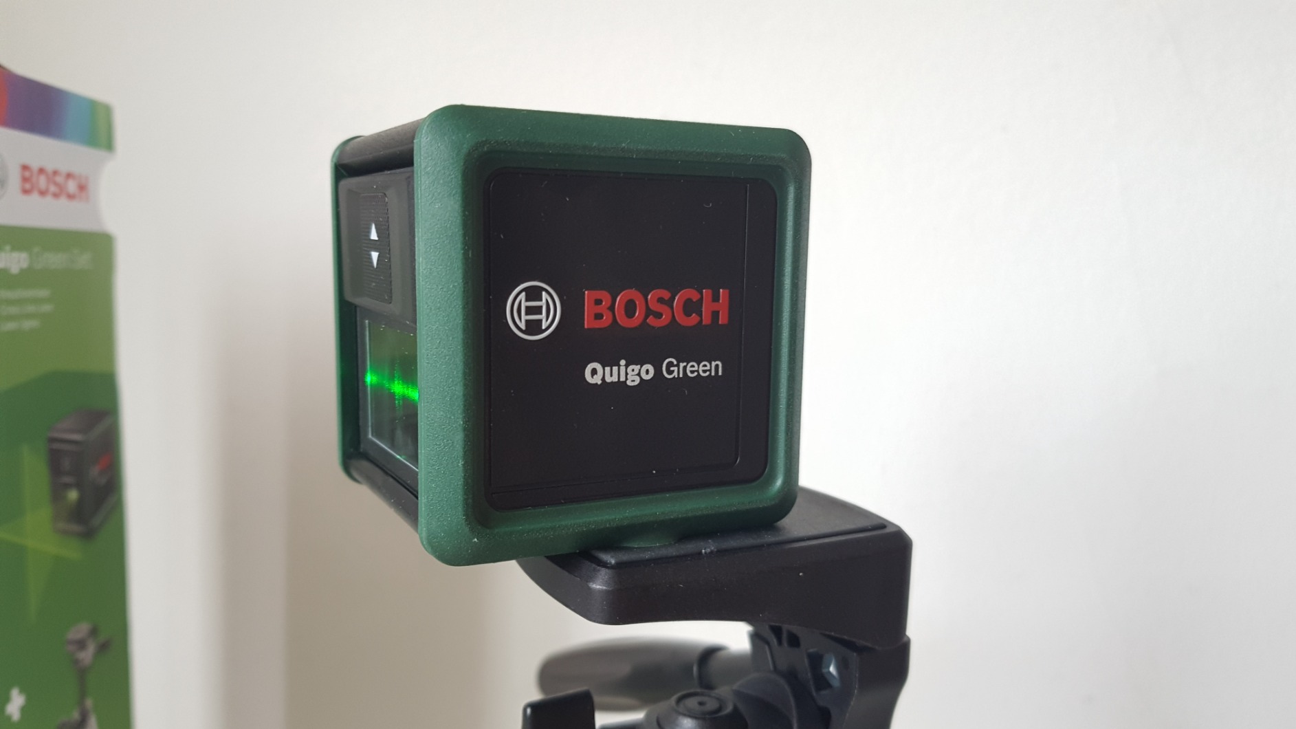Bosch Quigo Green Livella Laser con treppiede