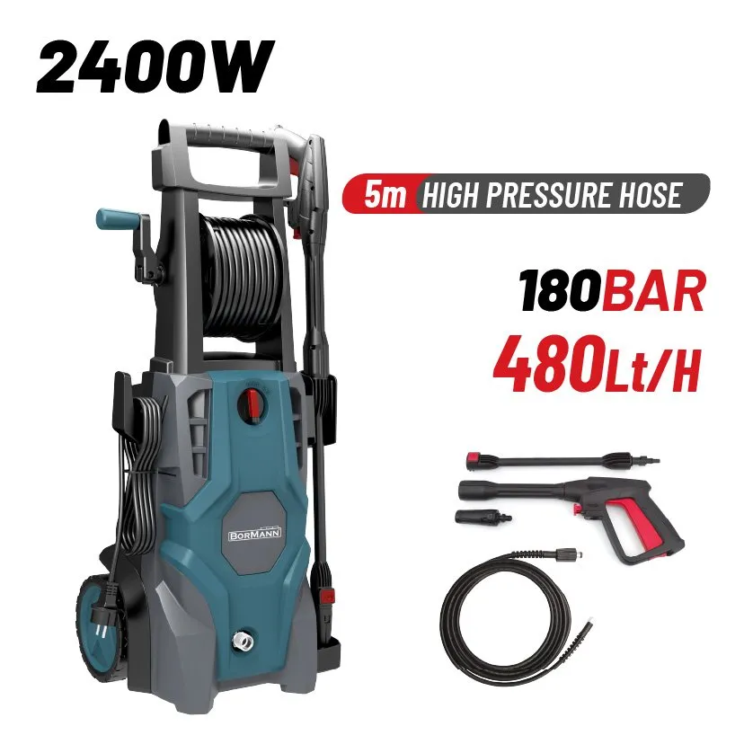 Bormann Idropulitrice 2400W 180 Bar 480 l/h