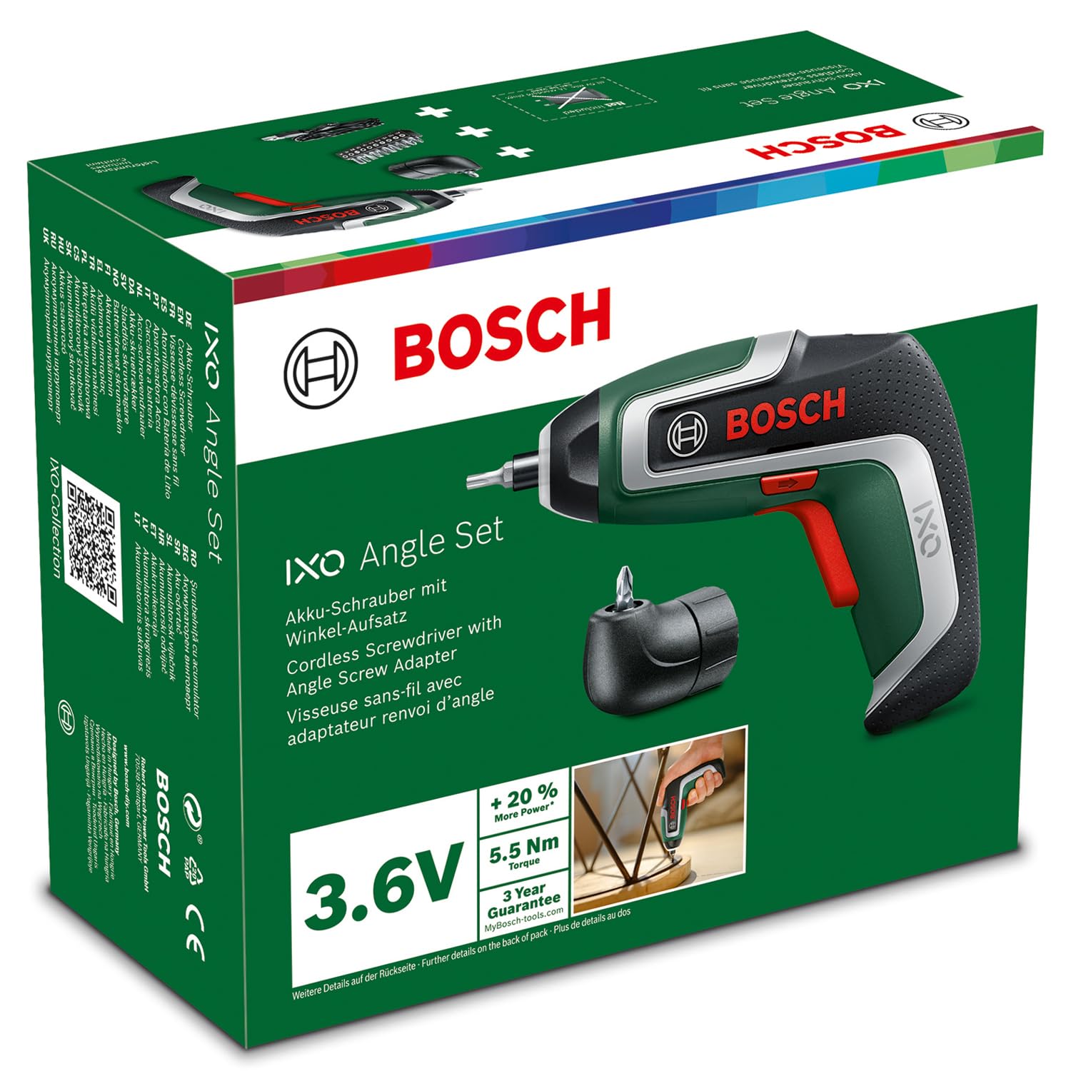 Bosch IXO 7 cacciavite batteria 3,6V set Esclusivo angolare