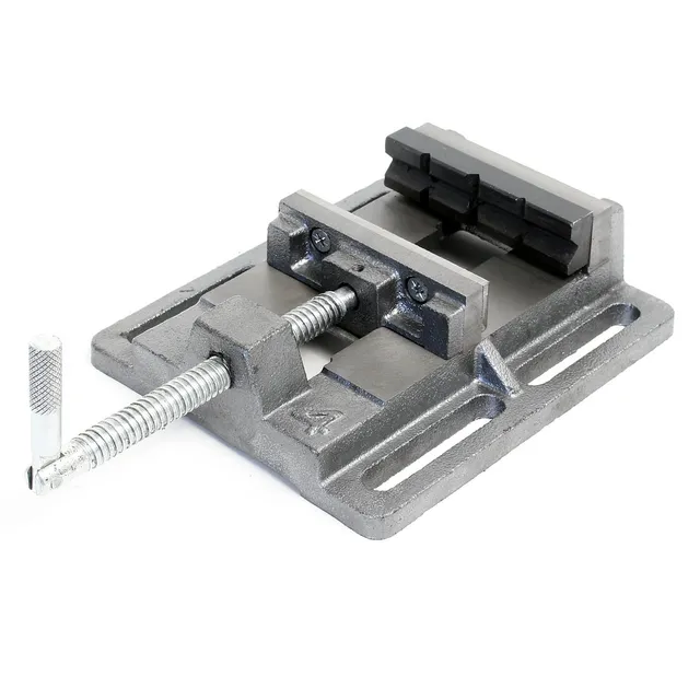 Wiltec Morsa da Banco 100 mm ghisa serraggio 75 mm