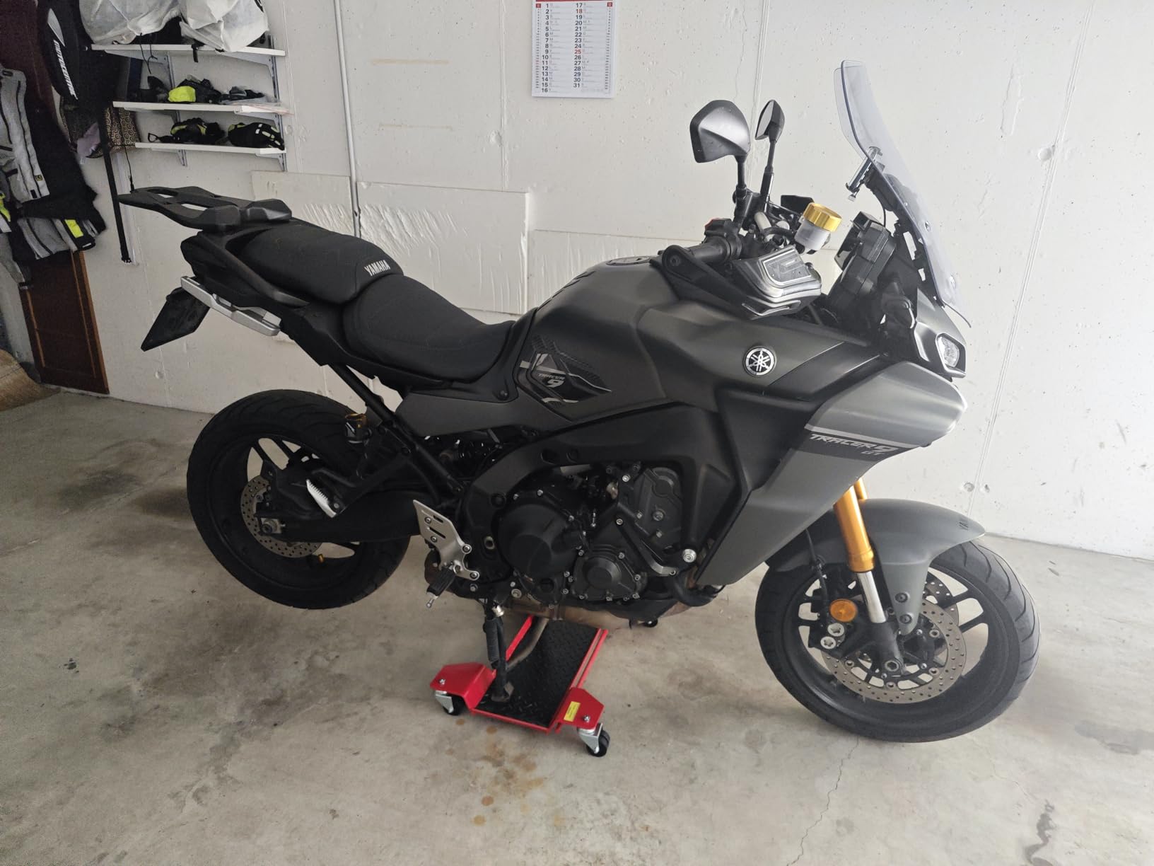 Wiltec Carrello Sposta Moto 60x42 cm 250 kg Corto
