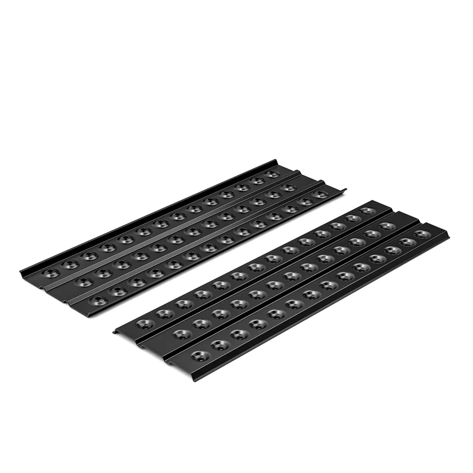Wiltec piastre sabbia 150x45 cm alluminio 2 pezzi
