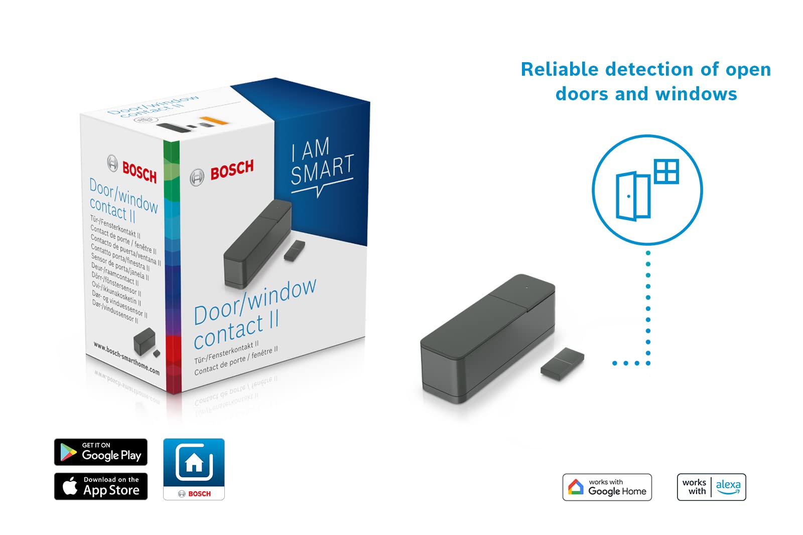 Bosch Smart Home II sensore porta finestra antracite