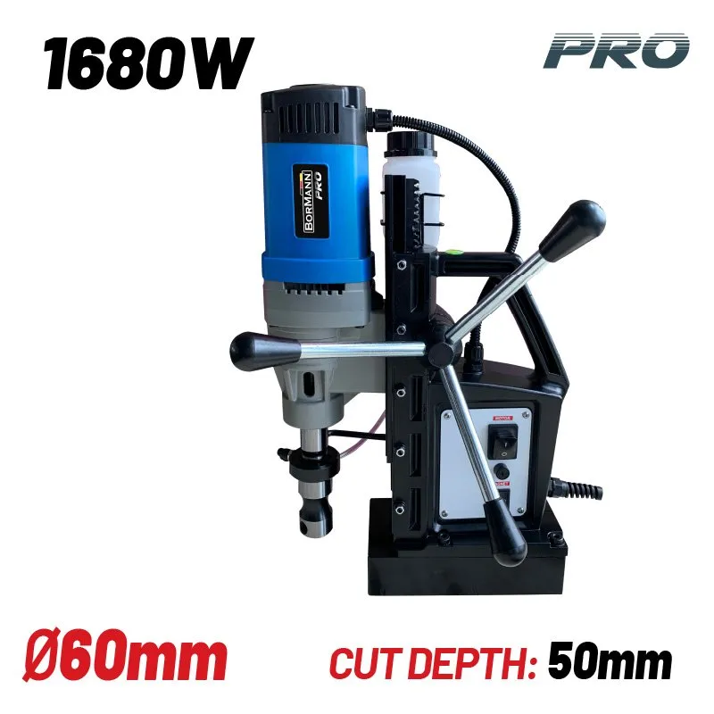 Bormann trapano magnetico 1680W 60mm profondità 50mm