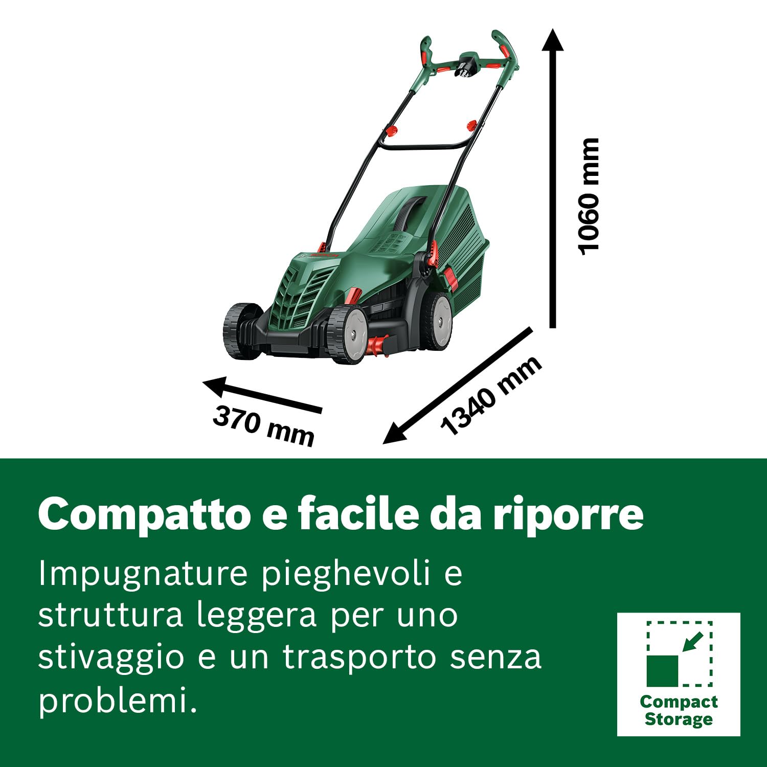 Bosch UniversalRotak 34-405 tagliaerba elettrico 1300 W