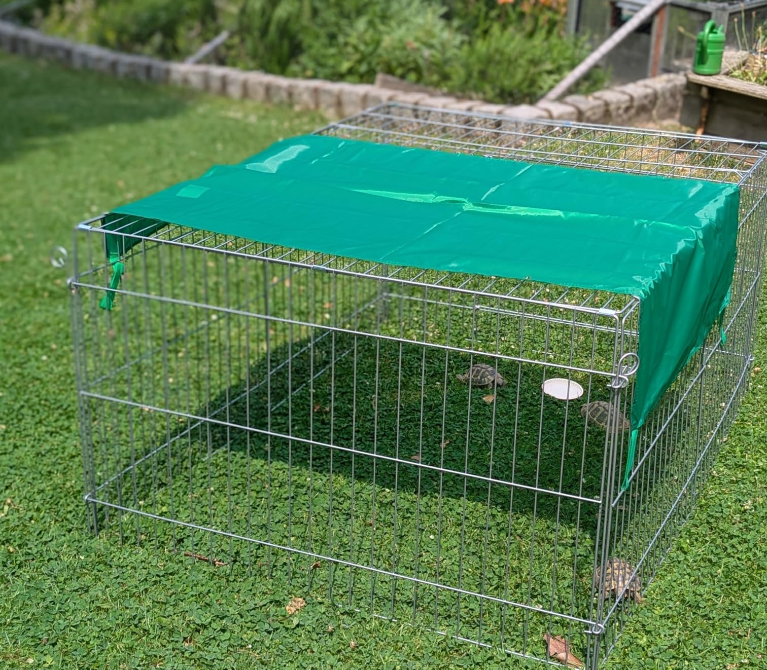 Wiltec Recinto Piccoli Animali 122x95 cm con telo parasole
